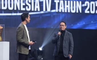 Anggota Bawaslu Puadi saat hadir dalam Grand Final Kompetisi Debat Penegakkan Hukum Pemilu Antar Perguruan Tinggi se-Indonesia Tahun 2024 di Jakarta, Rabu malam, (23/10/2024).