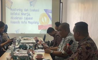 Bawaslu Kota Magelang mengadakan Rapat Monev pada Pelaksanaan Program dan Kegiatan yang diselenggarakan Bawaslu Kota Magelang untuk tahun 2026