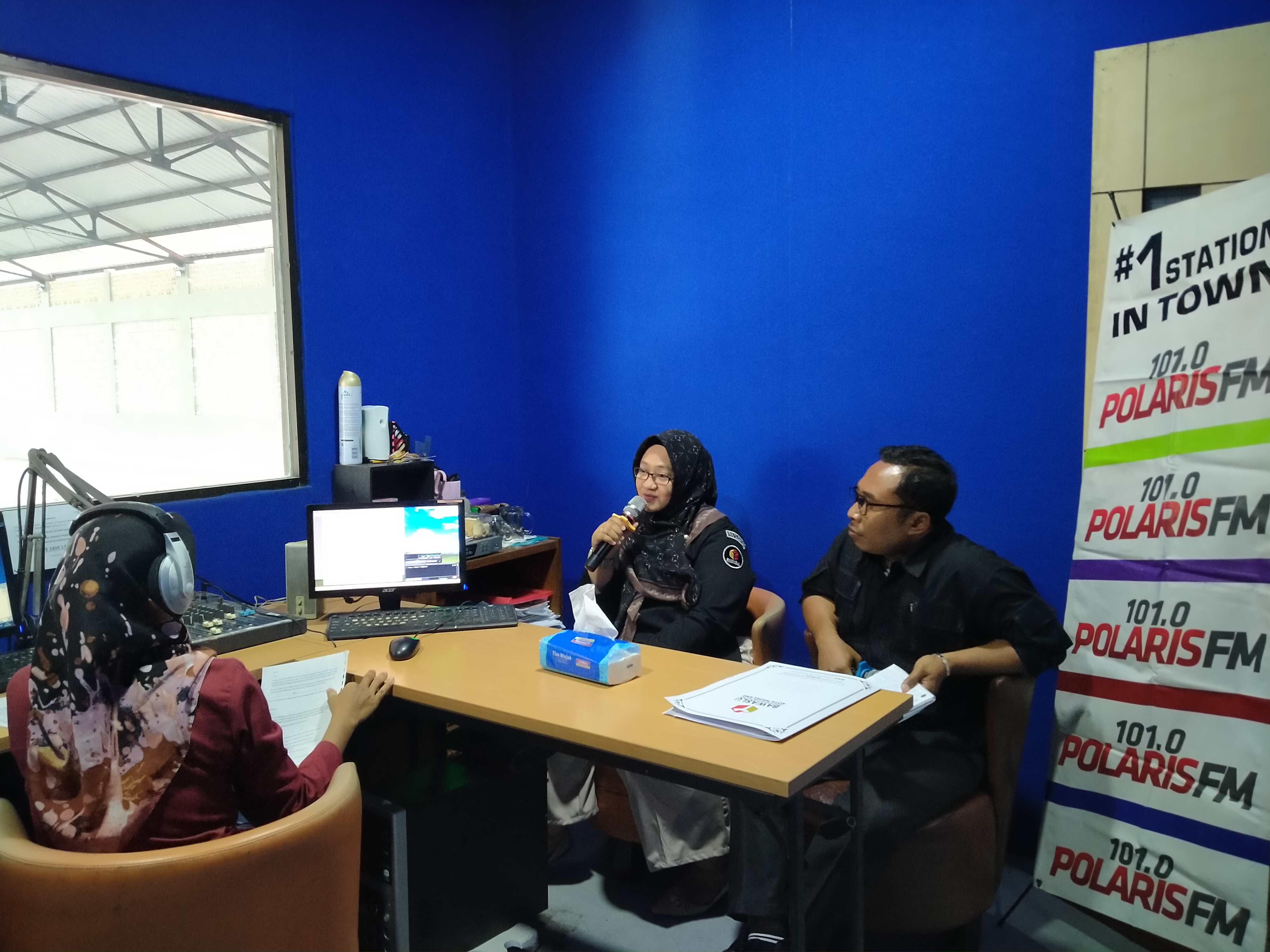 Talkshow kolaborasi Bawaslu bersama Polaris FM