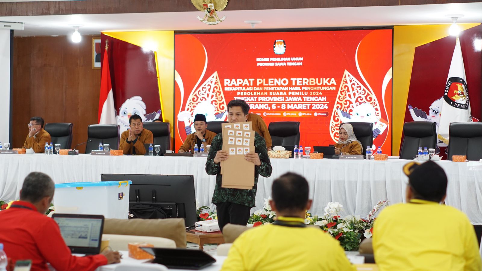 Pembacaan Rekapitulasi Suara Pemilu 