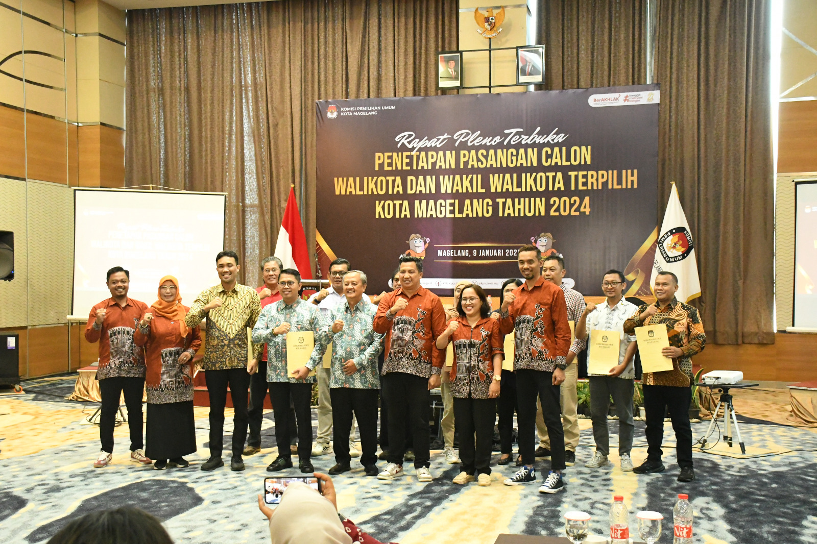 Pasangan Calon Walikota dan Wakil Walikota Terpilih Kota Magelang