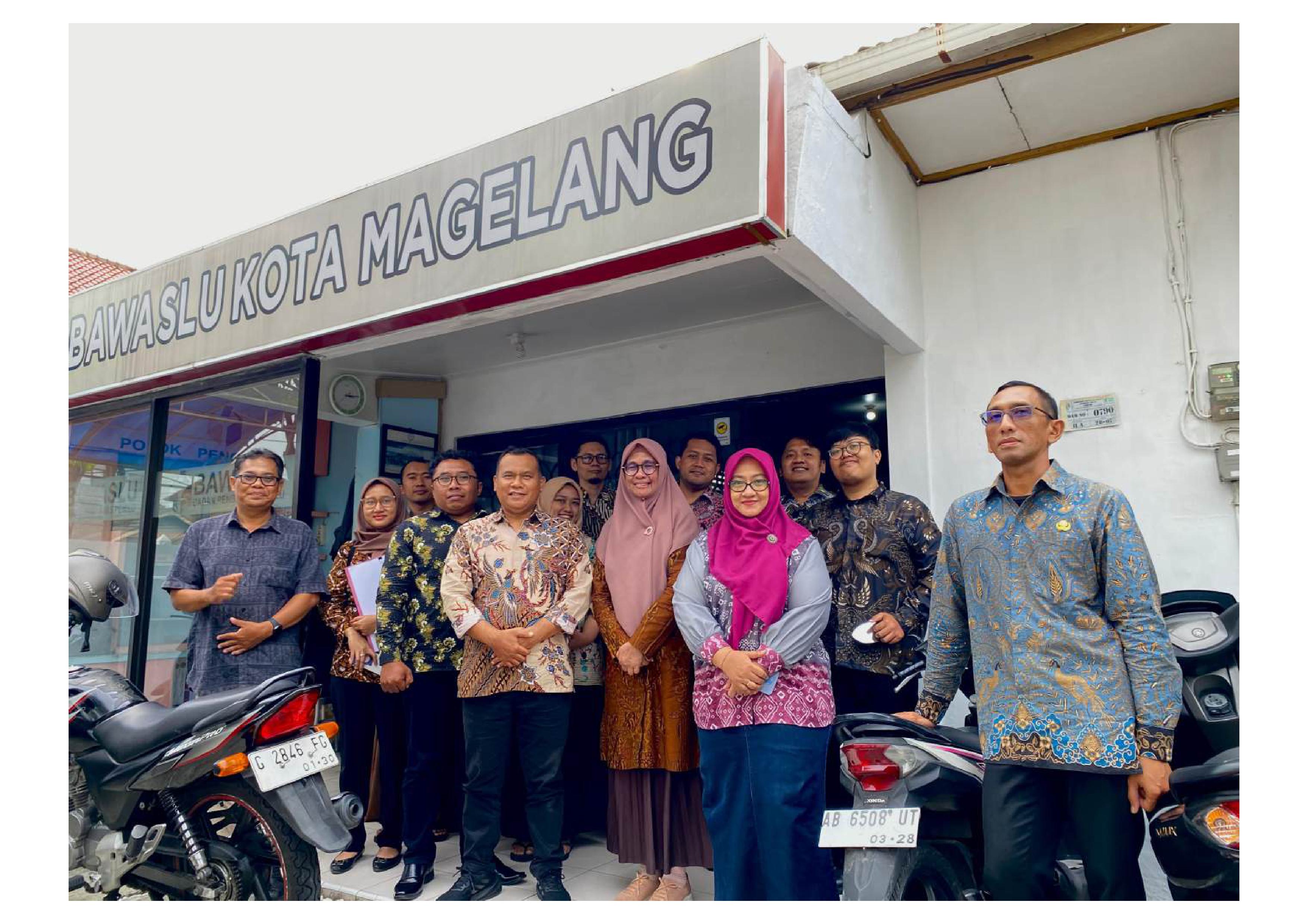 Kepala Sekretariat Bawaslu Jawa Tengah Melakukan Supervisi ke Bawaslu Kota Magelang