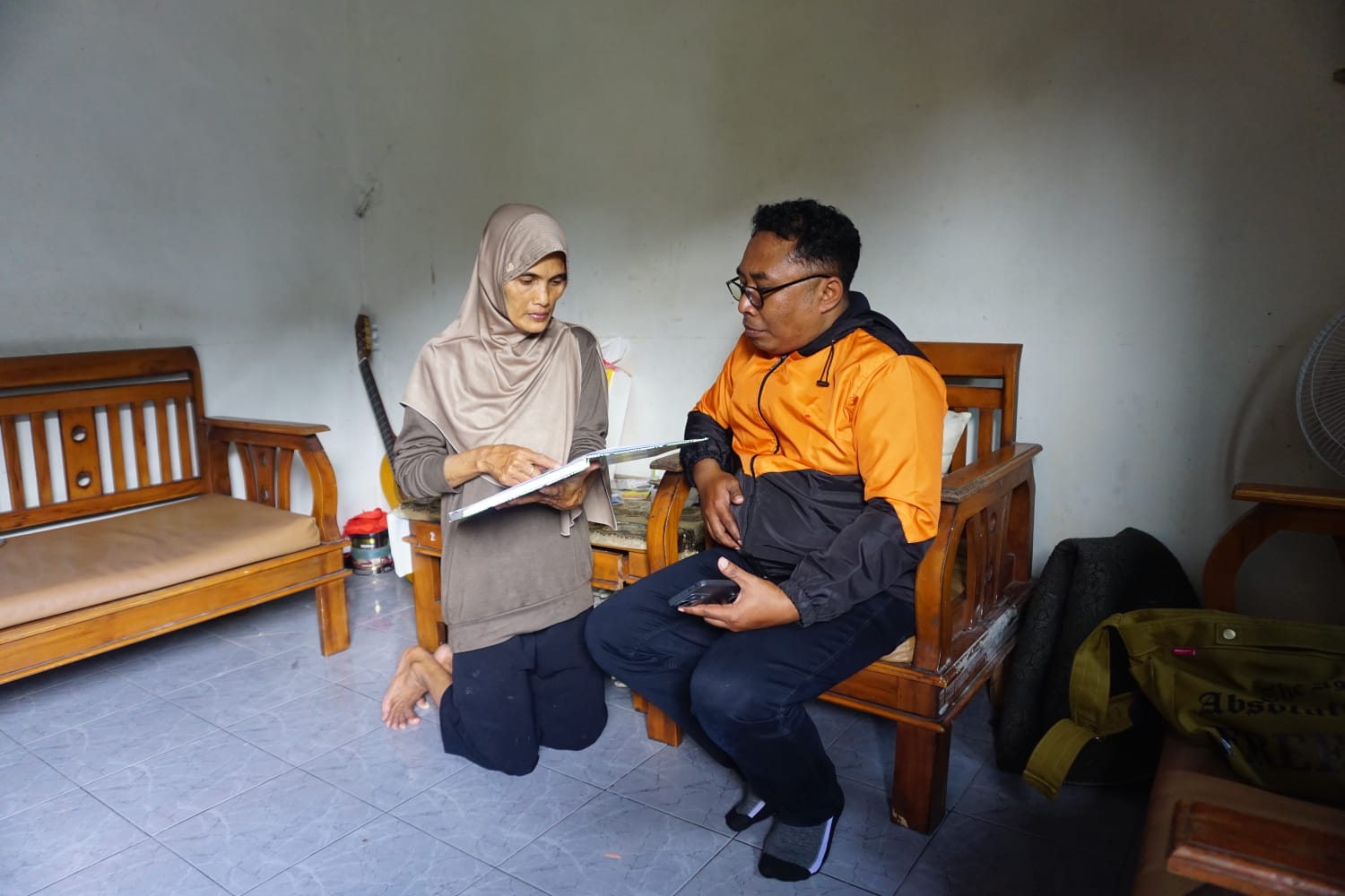 Anggota Bawaslu Kota Magelang melakukan Uji Petik Bersama Warga
