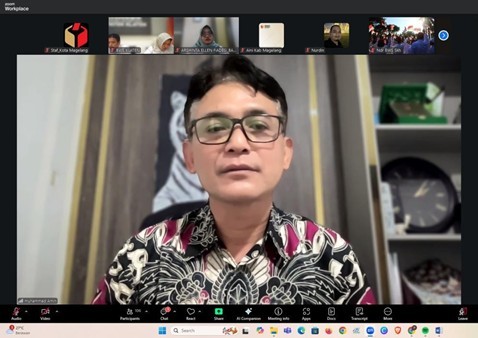 Bawaslu Kota Magelang mengikuti Rakor Harmonisasi Program Kerja Divisi Pencegahan dan Partisipasi Masyarakat Tahun 2026