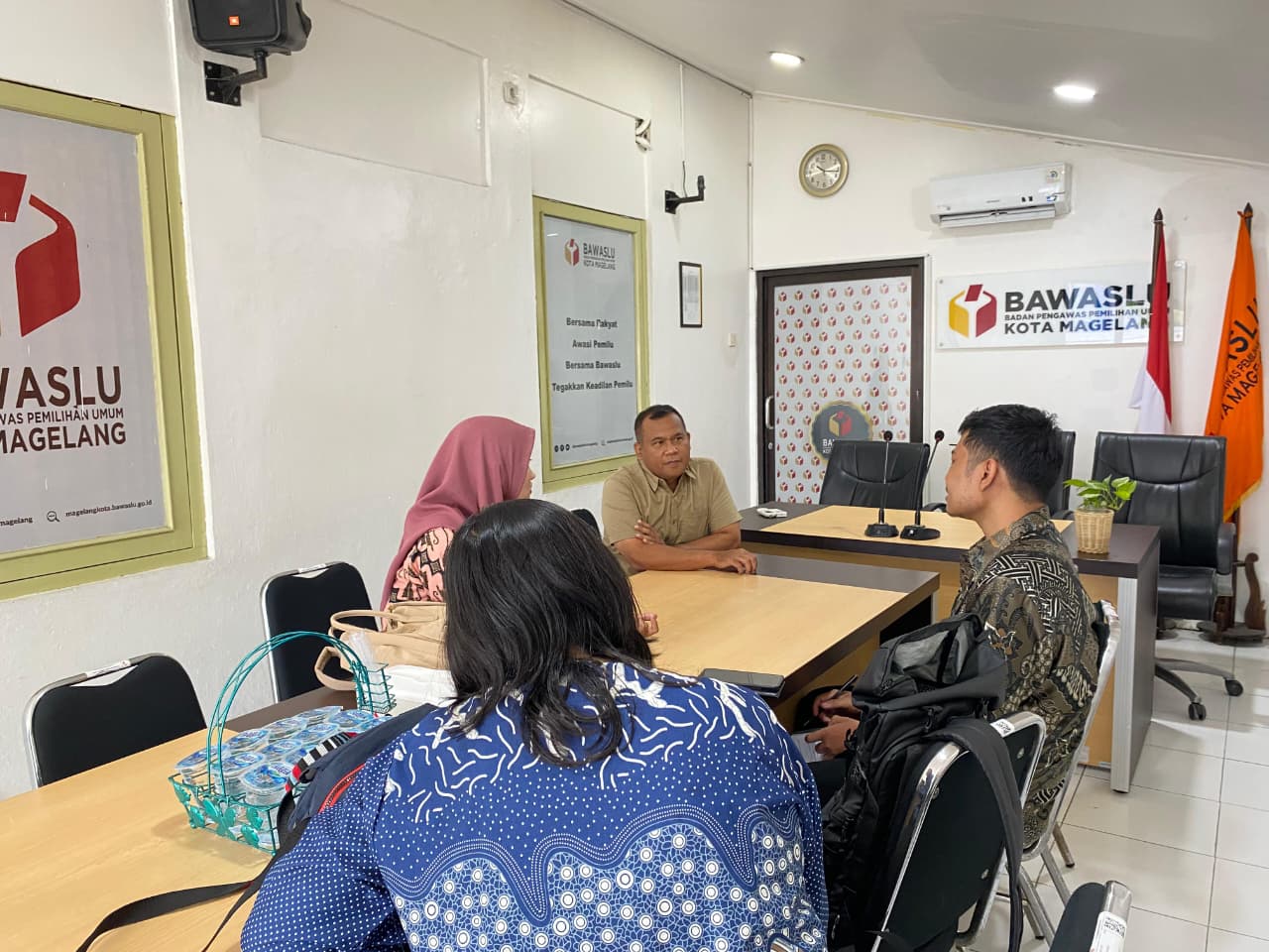 Bawaslu Kota Magelang menerima Supervisi dari Bawaslu RI