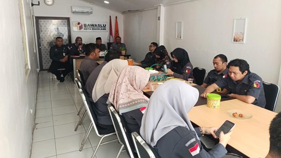 Bawaslu Kota Magelang mengadakan Rapat Rutin 2 Februari 2026 untuk Membahas Agenda Mingguan