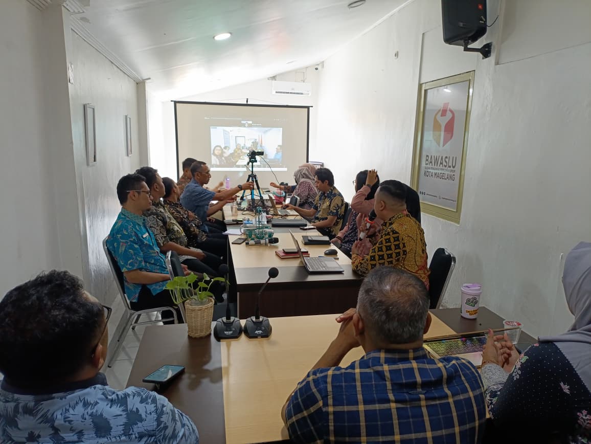 Bawaslu Kota Magelang hadiri Rapat Pelaporan LHKPN oleh Bawaslu Jawa Tengah