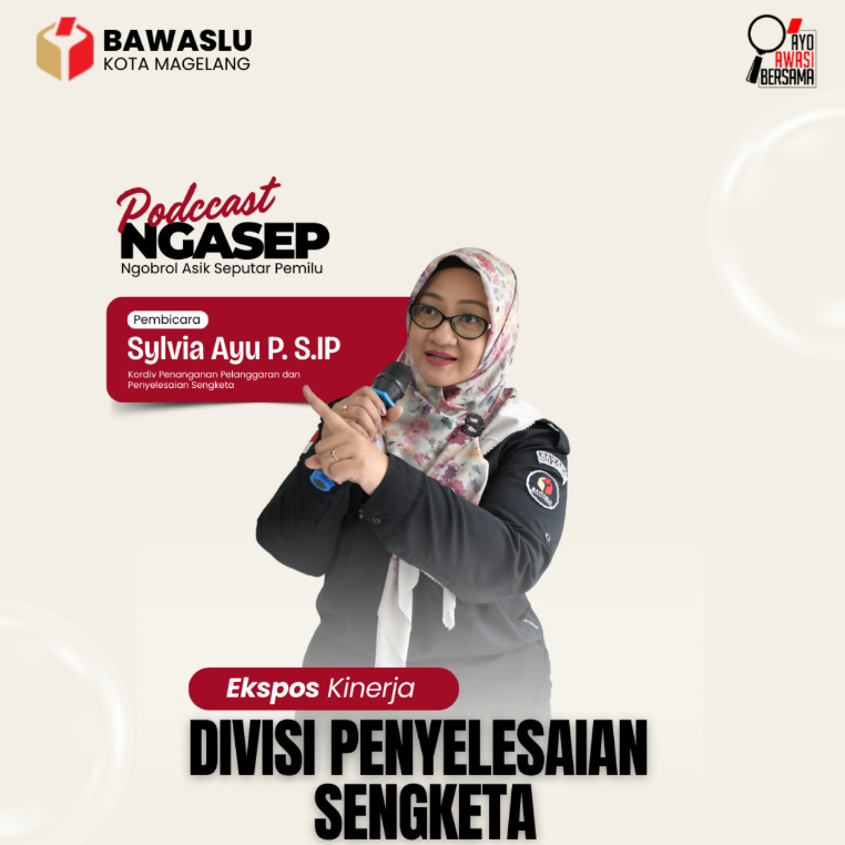 Bawaslu Kota Magelang Mengadakan NGASEP (Ngobrol Asik Seputar Pemilu) Melalui Youtube Bawaslu Kota Magelang