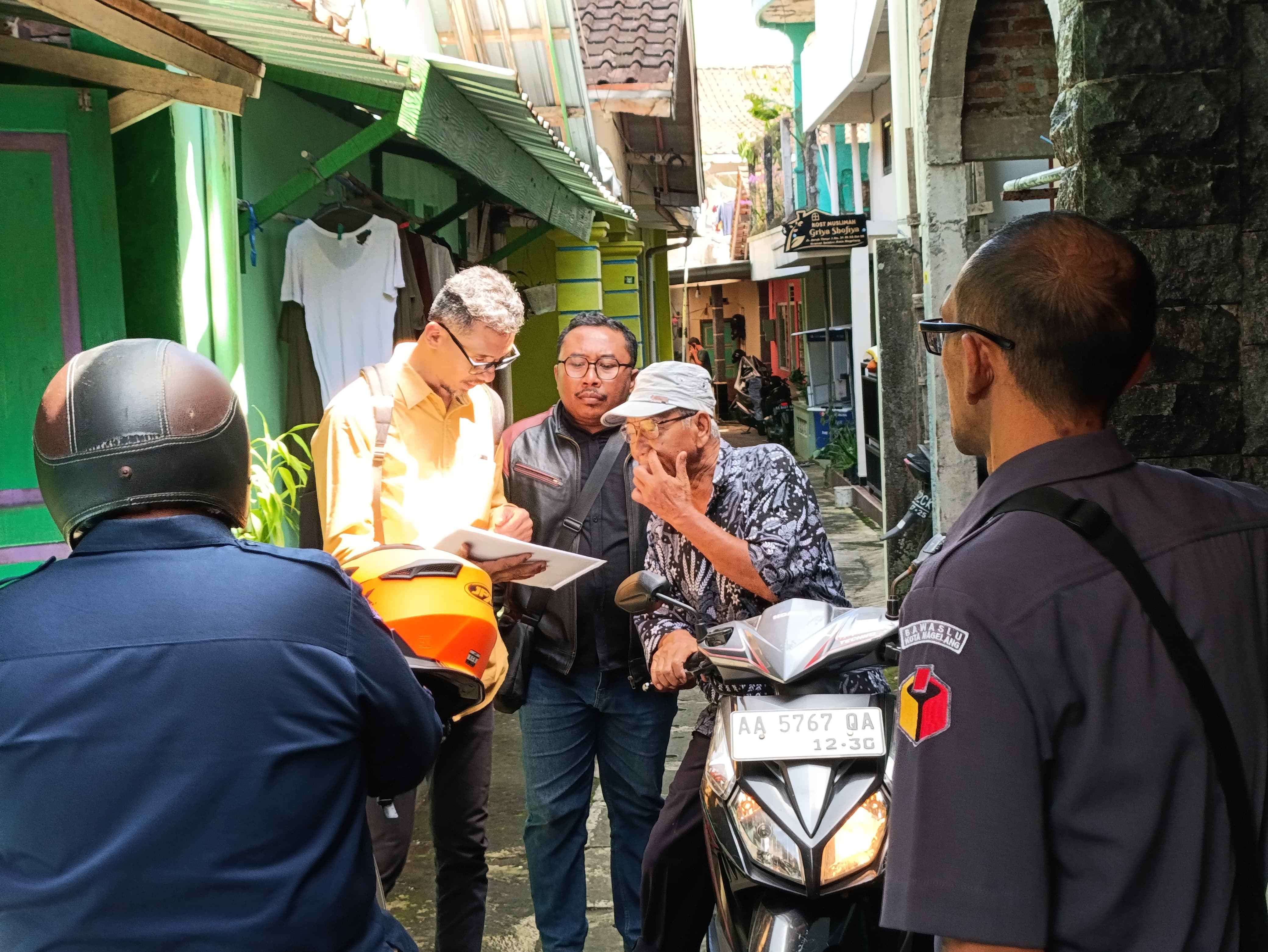 Bawaslu Kota Magelang Mengadakan Coktas yang Dilakukan Bersama KPU Kota Magelang di Kelurahan Kramat Selatan dan Kramat Utara