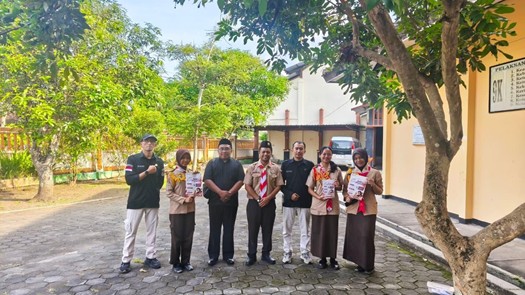 Bawaslu Kota Magelang Mengadakan Sosialisasi Saka Adhyasta di SMA N 5 Kota Magelang pada 8 Mei 2026