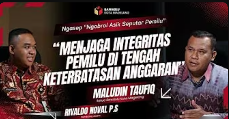 Bawaslu Kota Magelang Mengadakan podcast dengan tema Menjaga Integritas Pemilu di Tengah Keterbatasan Anggaran pada 7 Mei 2026