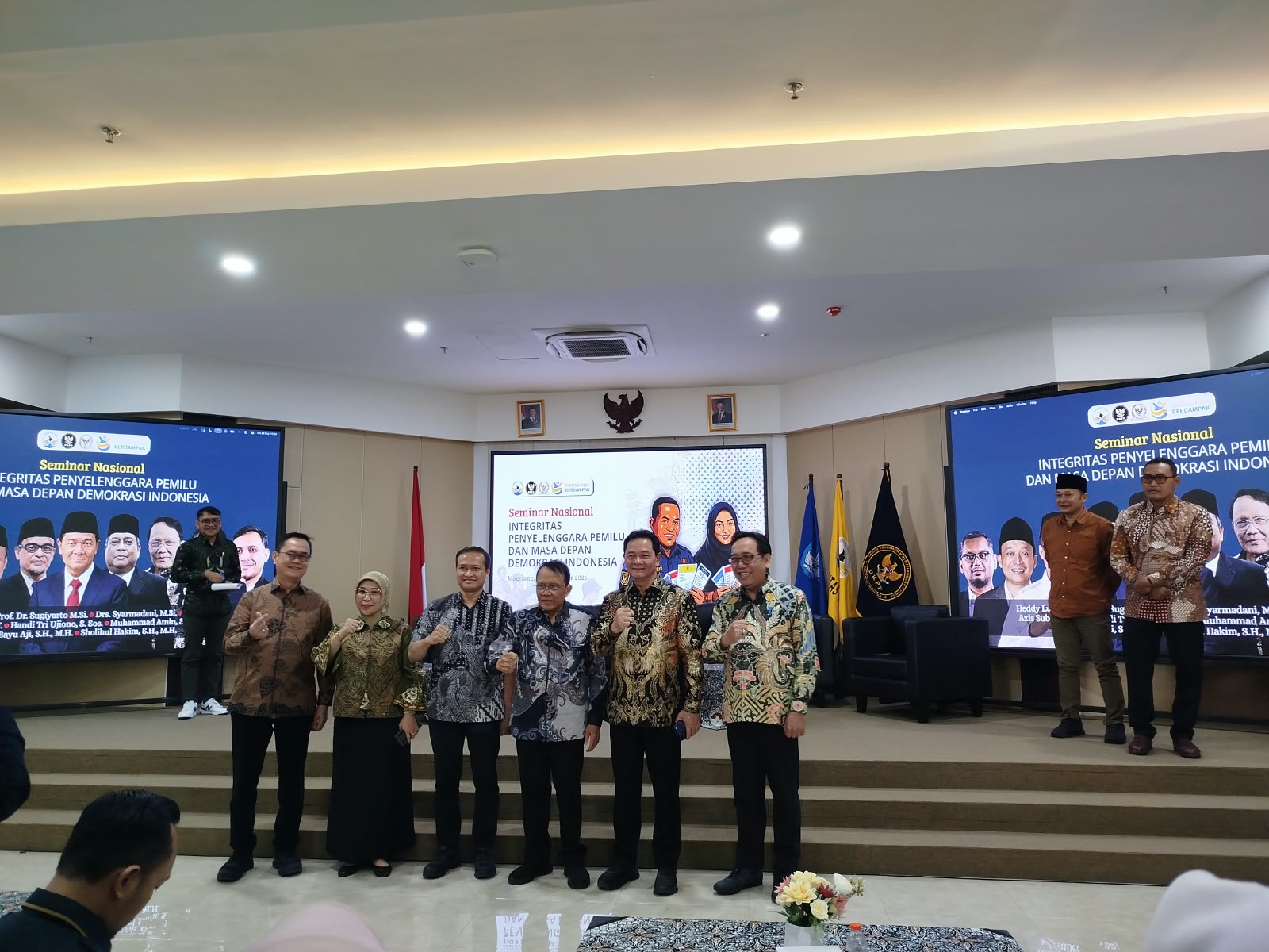 Bawaslu Kota Magelang menghadiri Acara Seminar Nasional Antara DKPP dan Untidar