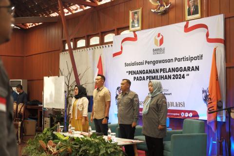 Kamis (15/08/2024) Acara Pengawasan Partisipatif yang membahas tentang penanganan pelanggaran di Kasuari Exotic Resort