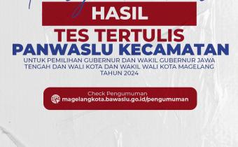 pengumuman tes tertulis