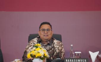 Ketua Bawaslu Rahmat Bagja dalam Rapat Koordinasi Analisis Data Ganda dan invalid menuju Penetapan Daftar Pemilih Sementara (DPS) Pilkada Tahun 2024 di Yogyakarta, Minggu (4/8/2024).