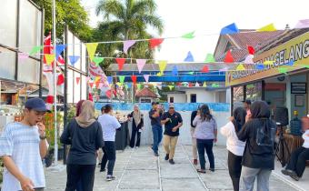 Suasana Acara Semarak Kemerdekaan Yang Diadakan oleh Bawaslu pada Selasa (6/08/2024))