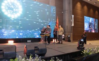 Anggota Bawaslu Puadi (tengah) membuka kegiatan Rakornas Data dan Informasi Bawaslu Tahun 2024, di Banten, Rabu (4/9/2024)/foto: Publikasi dan Pemberitaan Bawaslu.