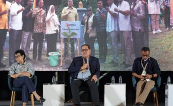 Anggota Bawaslu Herwyn JH Malonda saat menjadi narasumber dengan teman Pilkada Ramah Lingkungan dalam Perpektif Penyelenggara Pemilu di Jiexpo Kemayoran, Jakarta, Sabtu (31/8/2024). Foto: Publikasi dan Pemberitaan Bawaslu RI