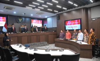 Sidang pembacaan putusan perkara nomor 136-PKE-DKPP/VII/2024 di Gedung DKPP, Senin, (21/10/2024).