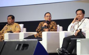 Anggota Bawaslu Puadi pada Rapat Koordinasi Nasional (Rakornas) Kesiapan Kepala Daerah Menjaga Netralitas Pada Pemilihan Serentak 2024, di Jakarta, Selasa, (17/9/2024).