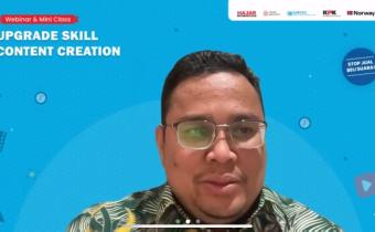 Ketua Bawaslu Rahmat Bagja dalam forum daring Webinar yang digelar Tempo Kamis (17/10/2024)