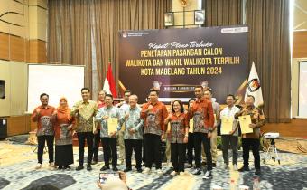 Pasangan Calon Walikota dan Wakil Walikota Terpilih Kota Magelang