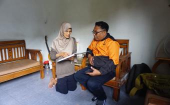 Anggota Bawaslu Kota Magelang melakukan Uji Petik Bersama Warga