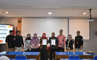 Bawaslu Kota Magelang Membangun Kerjasama yang dihadiri Dekan dan Para Dosen Unimma