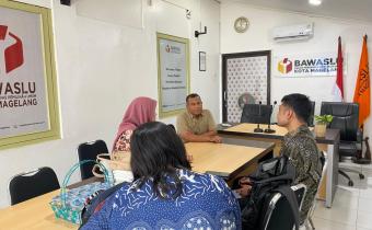 Bawaslu Kota Magelang menerima Supervisi dari Bawaslu RI