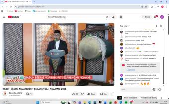 Bawaslu Kota Magelang Menghadiri Tabuh Bedug Ngabuburit Pengawasan oleh Bawaslu Provinsi Jawa Tengah