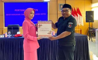 Bawaslu Kota Magelang Mengadakan Konsolidasi Demokrasi bersama Bhayangkari