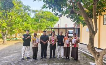 Bawaslu Kota Magelang Mengadakan Sosialisasi Saka Adhyasta di SMA N 5 Kota Magelang pada 8 Mei 2026