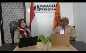 Bawaslu Kota Magelang Mengadakan Diskusi dengan tema Pramuka Mengawasi Demokrasi: Mengenal P2P Bawaslu dan Saka Adhyasta