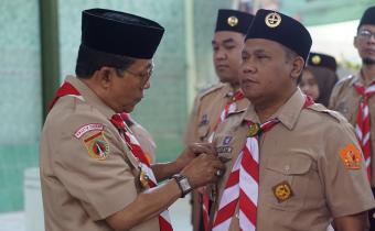 Bawaslu Kota Magelang Menngelar Pelantikan Kepengurusan Mabi Saka pada Saka Adhyasta Kota Magelang
