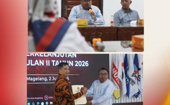 Bawaslu Kota Magelang melakukan Pengawasan Rapat Pleno Rekapitulasi Pemutakhiran Data Pemilih Berkelanjutan Triwulan II Tahun 2026