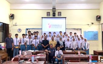 Bawaslu Kota Magelang Mengadakan Konsolidasi Demokrasi ke SMA N 3 Magelang
