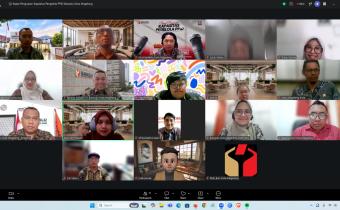 Bawaslu Kota Magelang Mengadakan Rapat Penguatan Kapasitas Pengelola Pejabat Pengelola Informasi dan Dokumentasi (PPID) melalui Aplikasi Zoom